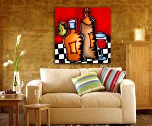 Detail Image for art Bistro Elegance - Wine 63