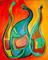 Art: Vintage Wine Bottles by Artist Chris Jeanguenat