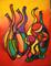 Art: Wine at the Jazz Festival by Artist Chris Jeanguenat