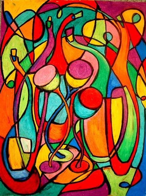 Art: Wine Dance by Artist Chris Jeanguenat