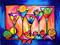 Art: Martinis and Fruit by Artist Chris Jeanguenat