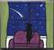 Art: Mini: Angus and the Meteor Shower by Artist Jenny Doss