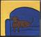 Art: Mini: The Blue Chair by Artist Jenny Doss