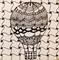 Art: Hot Air Balloon - Zentangle Inspired by Artist Ulrike 'Ricky' Martin
