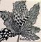 Art: Maple Leaf - Zentangle Inspired by Artist Ulrike 'Ricky' Martin
