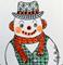 Art: Zentangle Inspired Snowman by Artist Ulrike 'Ricky' Martin