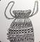 Art: Purse Zentangle Inspired by Artist Ulrike 'Ricky' Martin