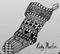 Art: X mas stocking Zentangle Inspired by Artist Ulrike 'Ricky' Martin