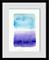 Art: Blue and purple, original minimal abstract painting, 12 x 16 by Artist victoria kloch