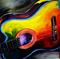 Art: The Guitar by Artist Laurie Justus Pace