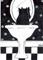 Art: black in white II  aceo/art card by Artist S. Olga Linville
