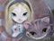 Art: Alice and Cat by Artist Nico Niemi