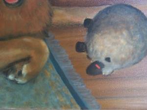 Detail Image for art Lucy Newman and her Sheepy (NFS)