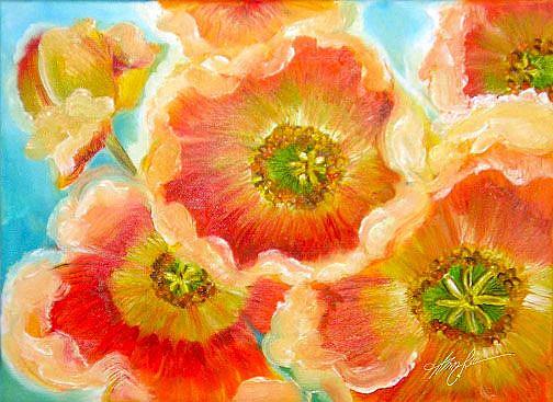 Art: Iceland Poppies SOLD by Artist Alma Lee