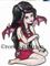 Art: Lil Gothic Red by Artist Ronne P Barton