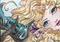 Art: Golden-Haired Siren by Artist Ronne P Barton