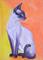 Art: Regal Siamese by Artist Padgett Mason
