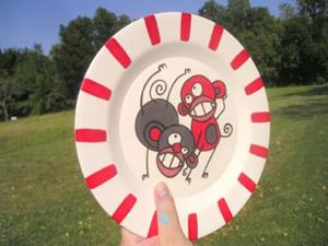 Detail Image for art MONKEY PLATE #1