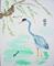 Art: Tree, Heron, Fish by Artist Tracey Allyn Greene