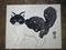 Art: Black and White Fat Tail by Artist Tracey Allyn Greene