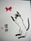 Art: Siamese Chasing Red Butterfly by Artist Tracey Allyn Greene