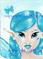 Art: Blue Pixie by Artist Ronne P Barton