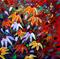 Art: WILDFLOWERS at SUNSET by Artist LUIZA VIZOLI