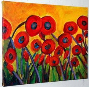 Detail Image for art LIFE ABUNDANT - RED POPPIES