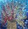 Art: BLUE BOUQUET for DANI & CORNELIA MIHAI-sold by Artist LUIZA VIZOLI