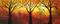Art: AUTUMN SYMPHONY-Triptych Art-sold by Artist LUIZA VIZOLI