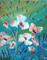 Art: WHITE FLOWERS in the RAIN  by Artist LUIZA VIZOLI
