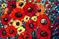 Art: FRESH RED FLOWERS by Artist LUIZA VIZOLI