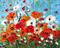 Art: FLOWERS in SUMMER RAIN by Artist LUIZA VIZOLI