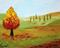 Art: FALL TREE by Artist LUIZA VIZOLI