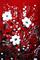 Art: RED WHITE and BLACK by Artist LUIZA VIZOLI