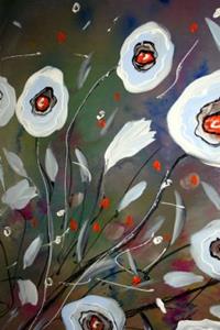Detail Image for art WHITE MORNING GLORIES