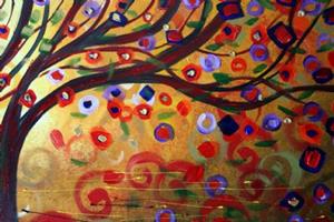 Detail Image for art AUTUMN LIGHT Fantasy Landscape-sold