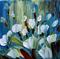 Art: WHITE TULIPS by Artist LUIZA VIZOLI