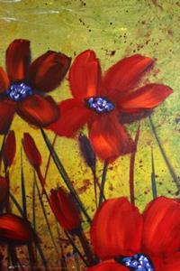 Detail Image for art RED WILD FLOWERS