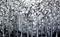 Art: FOREST in BLACK and WHITE by Artist LUIZA VIZOLI