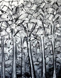 Detail Image for art FOREST in BLACK and WHITE