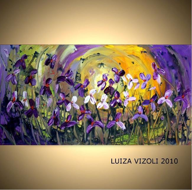 Art: IRISES.jpg by Artist LUIZA VIZOLI