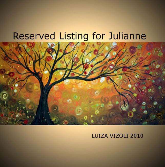 Art: FALL TREE-sold by Artist LUIZA VIZOLI