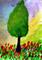 Art: SPRING ACEO  by Artist LUIZA VIZOLI