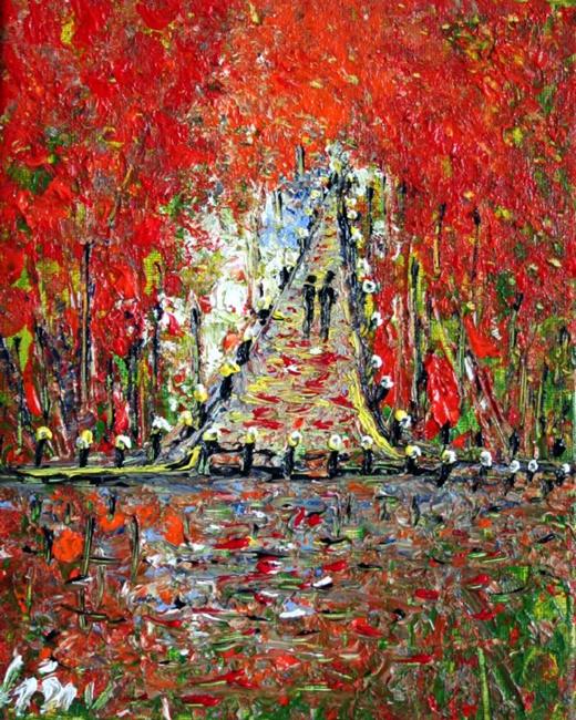 Art: WALK in PARK WITH YOU by Artist LUIZA VIZOLI