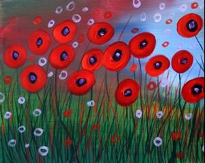 Detail Image for art RED POPPIES