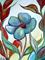 Art: BLUE FLOWER by Artist LUIZA VIZOLI