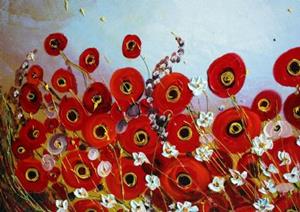 Detail Image for art WILDFLOWERS BASKET BOUQUET 