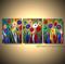 Art: COLORFUL FANTASY FLOWERS by Artist LUIZA VIZOLI
