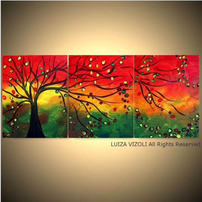 Art: SUNSET REFLECTIONS by Artist LUIZA VIZOLI